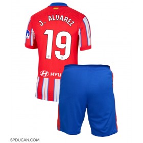 Dječji Nogometni Dres Atletico Madrid Julian Alvarez #19 Domaci 2024-25 Kratak Rukav (+ Kratke hlače)